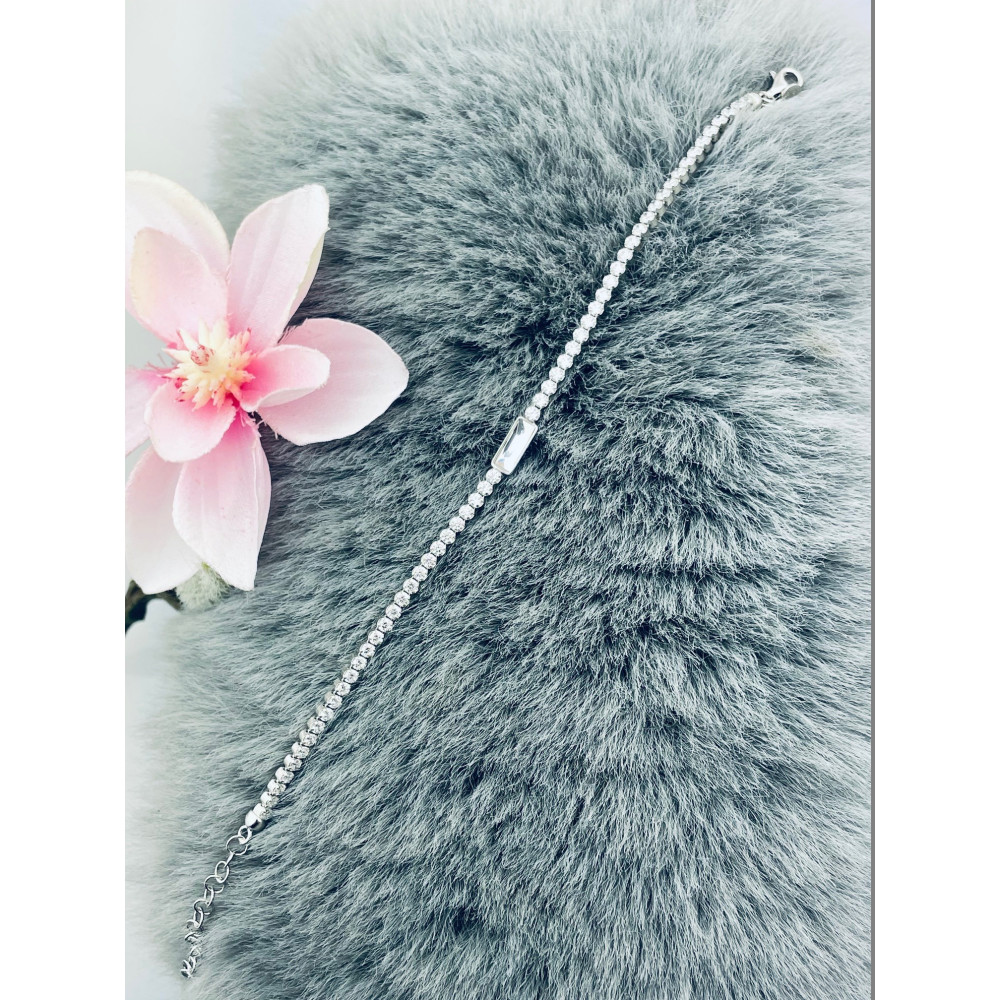 Armband 925 Silber mit Zirkonia Damen