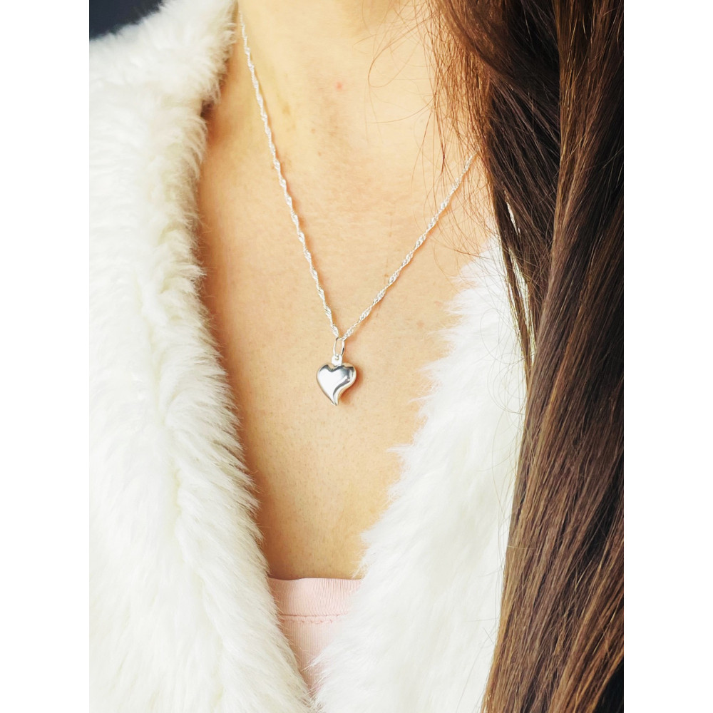 925 Silber Anhänger Herz Kettenanhänger Singapore Magic