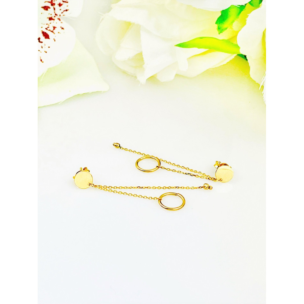 Gold Ohrringe Ohrhänger Ohrstecker Ohrschmuck Gelbgold