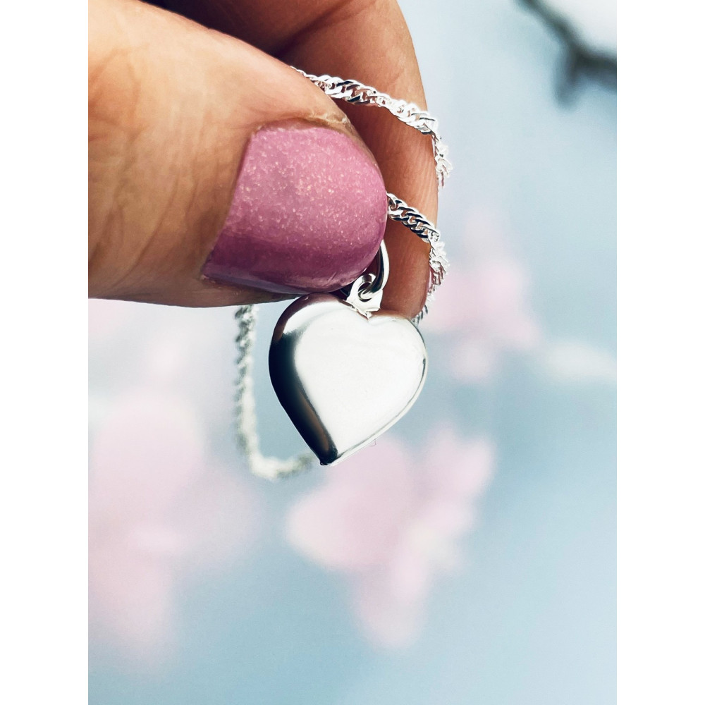 925 Silber Anhänger Herz Kettenanhänger Singapore Magic