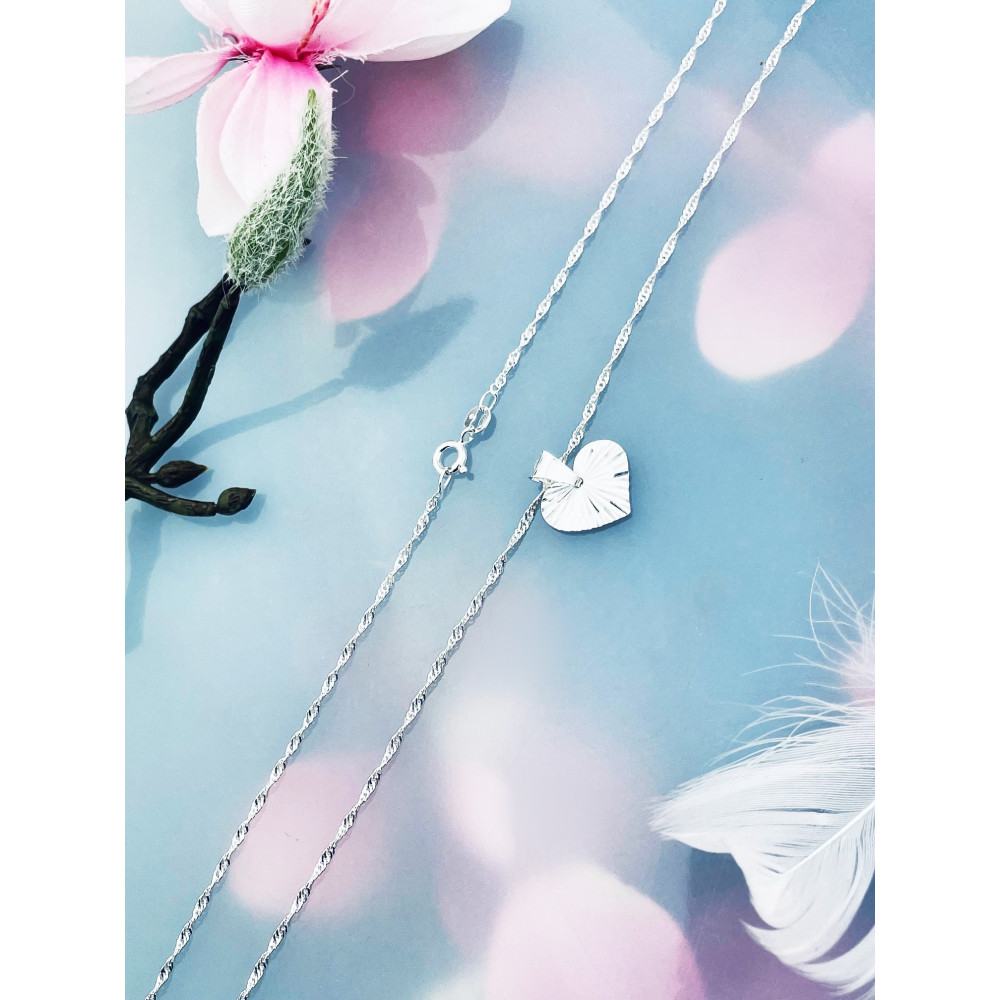 925 Silber Anhänger Herz Kettenanhänger Singapore Magic