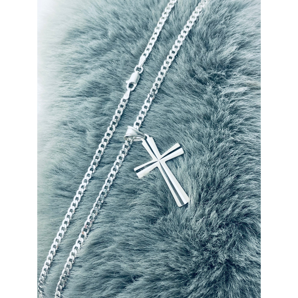 Silber 925erAnhänger Kreuz  Erstkommunion Taufe