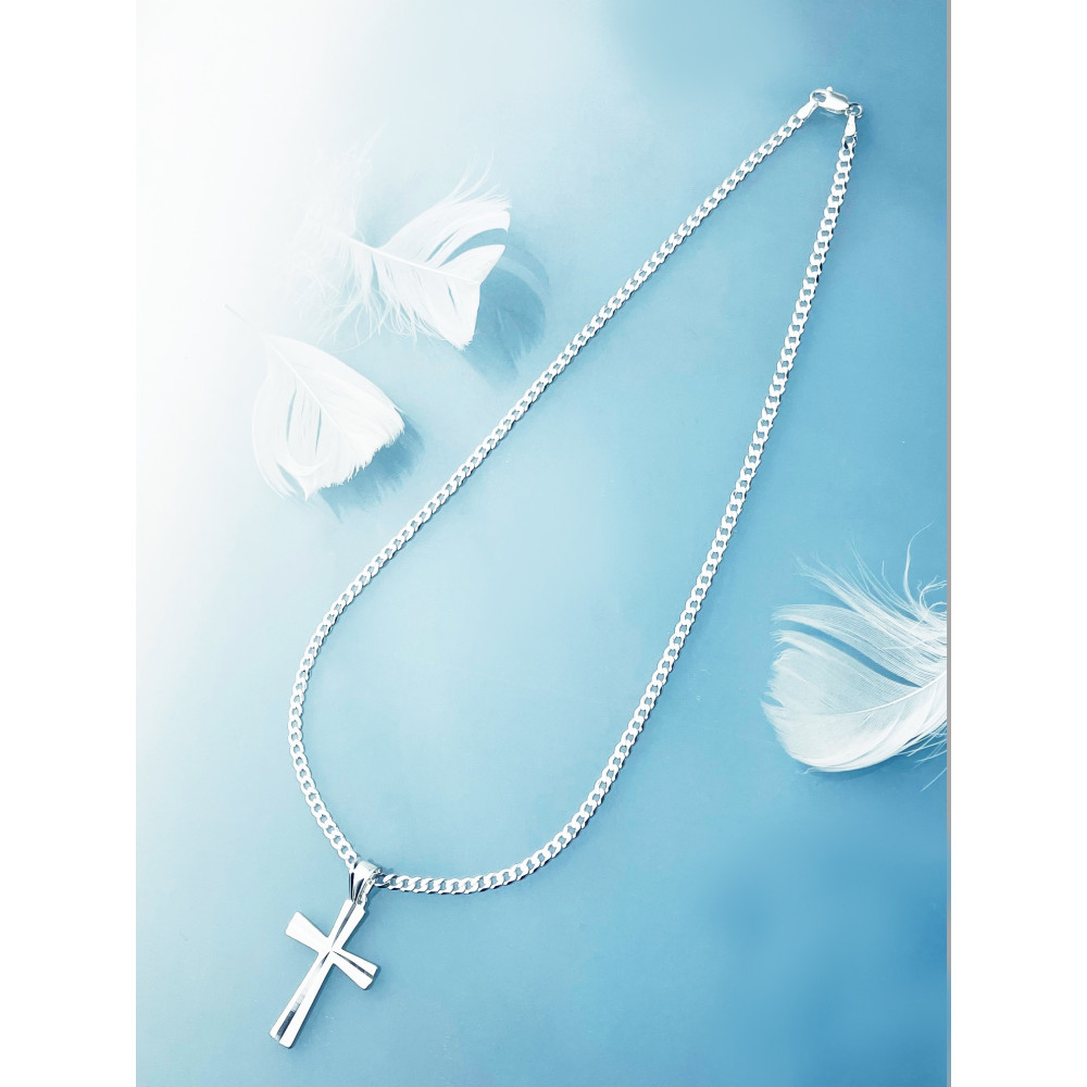 Silber 925erAnhänger Kreuz  Erstkommunion Taufe