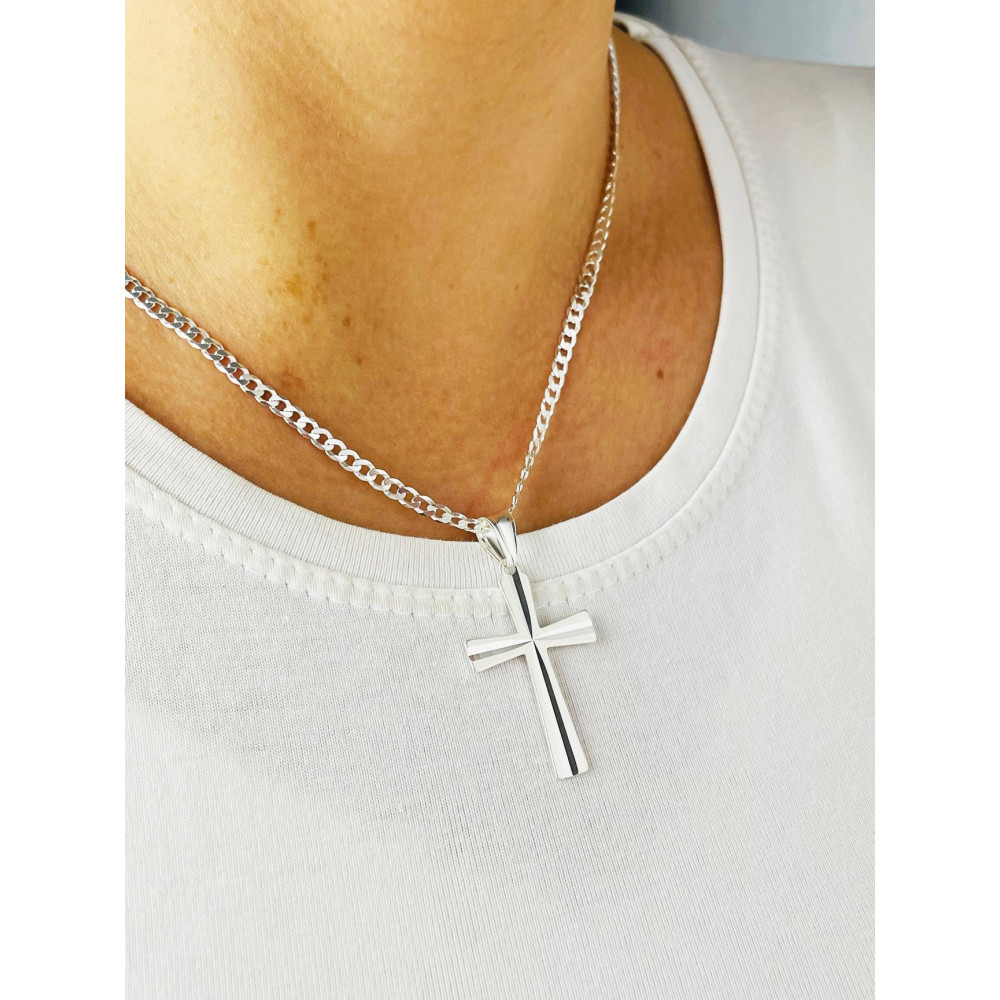 Silber 925erAnhänger Kreuz  Erstkommunion Taufe