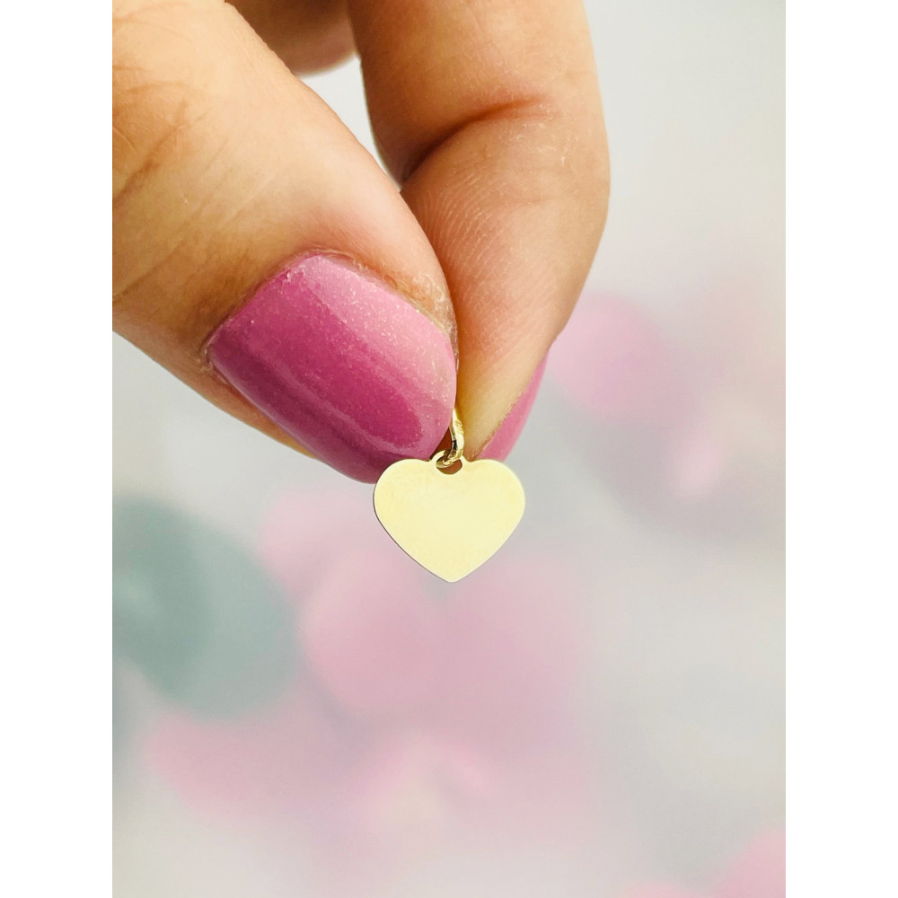 Anhänger Herz Kettenanhänger Gelbgold Goldanhänger 585er 14KT