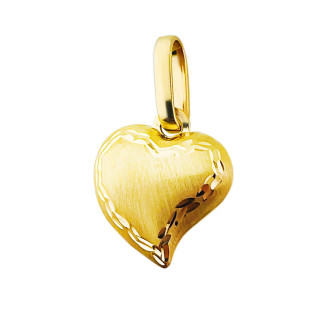 Anhänger Herz Kettenanhänger Gelbgold Goldanhänger 585er 14KT