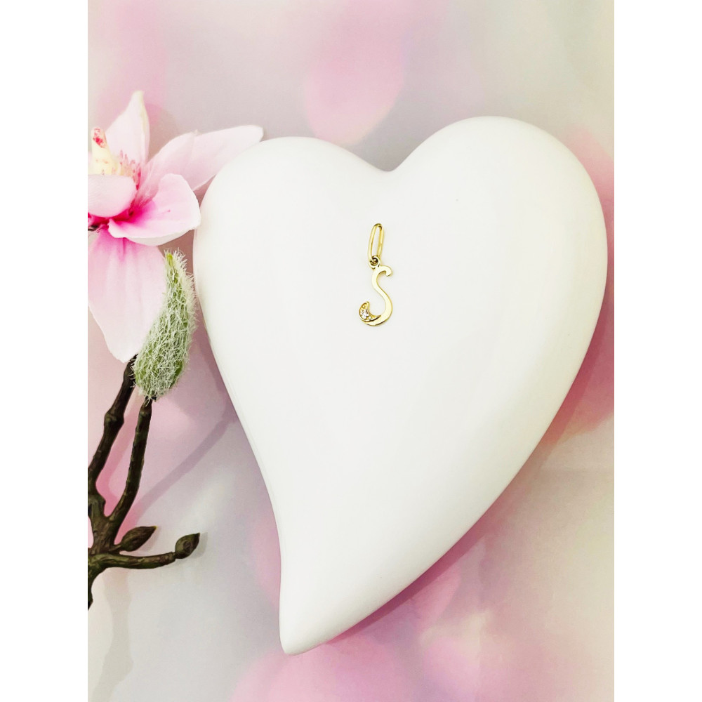 copy of Złoty wisiorek zawieszka rozeta ażurowa