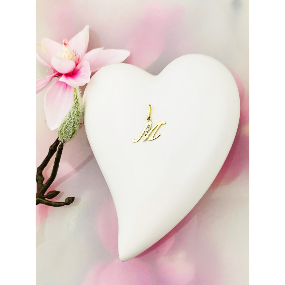 copy of Złoty wisiorek zawieszka rozeta ażurowa