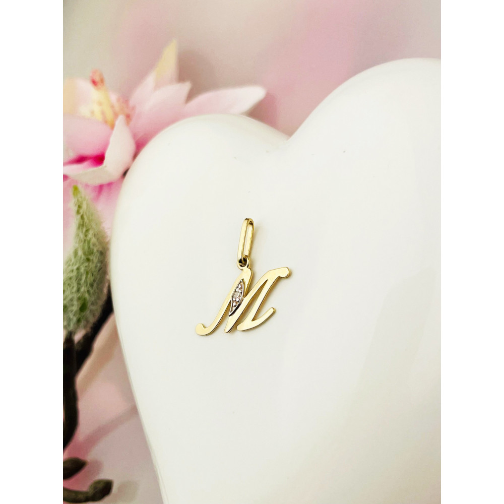 copy of Złoty wisiorek zawieszka rozeta ażurowa