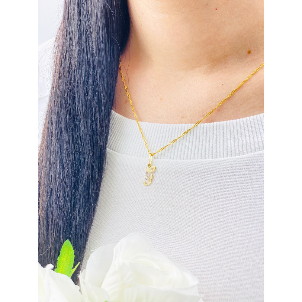 copy of Złoty wisiorek zawieszka rozeta ażurowa