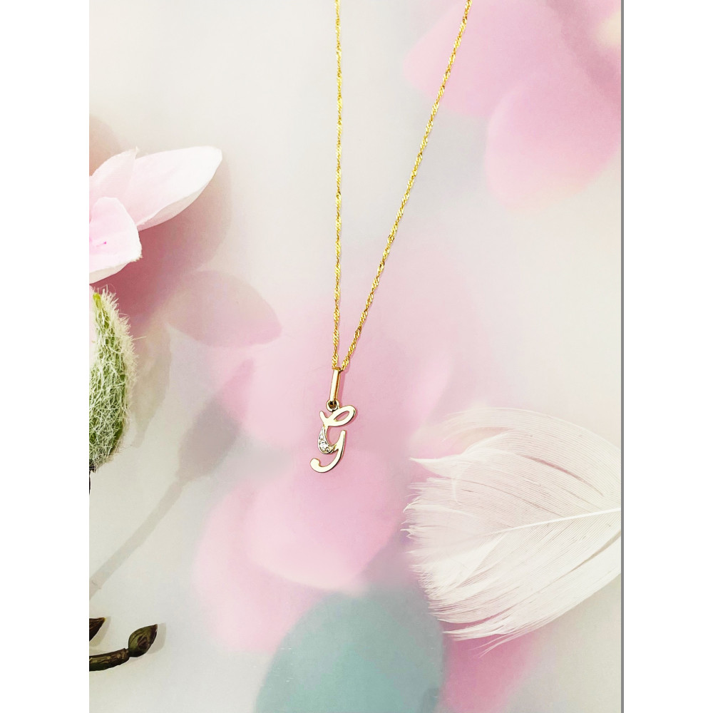 copy of Złoty wisiorek zawieszka rozeta ażurowa