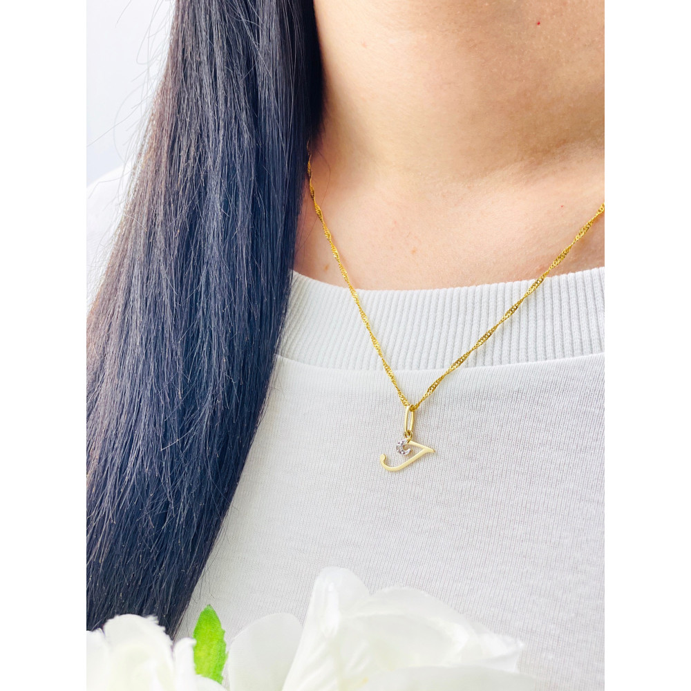 copy of Złoty wisiorek zawieszka rozeta ażurowa