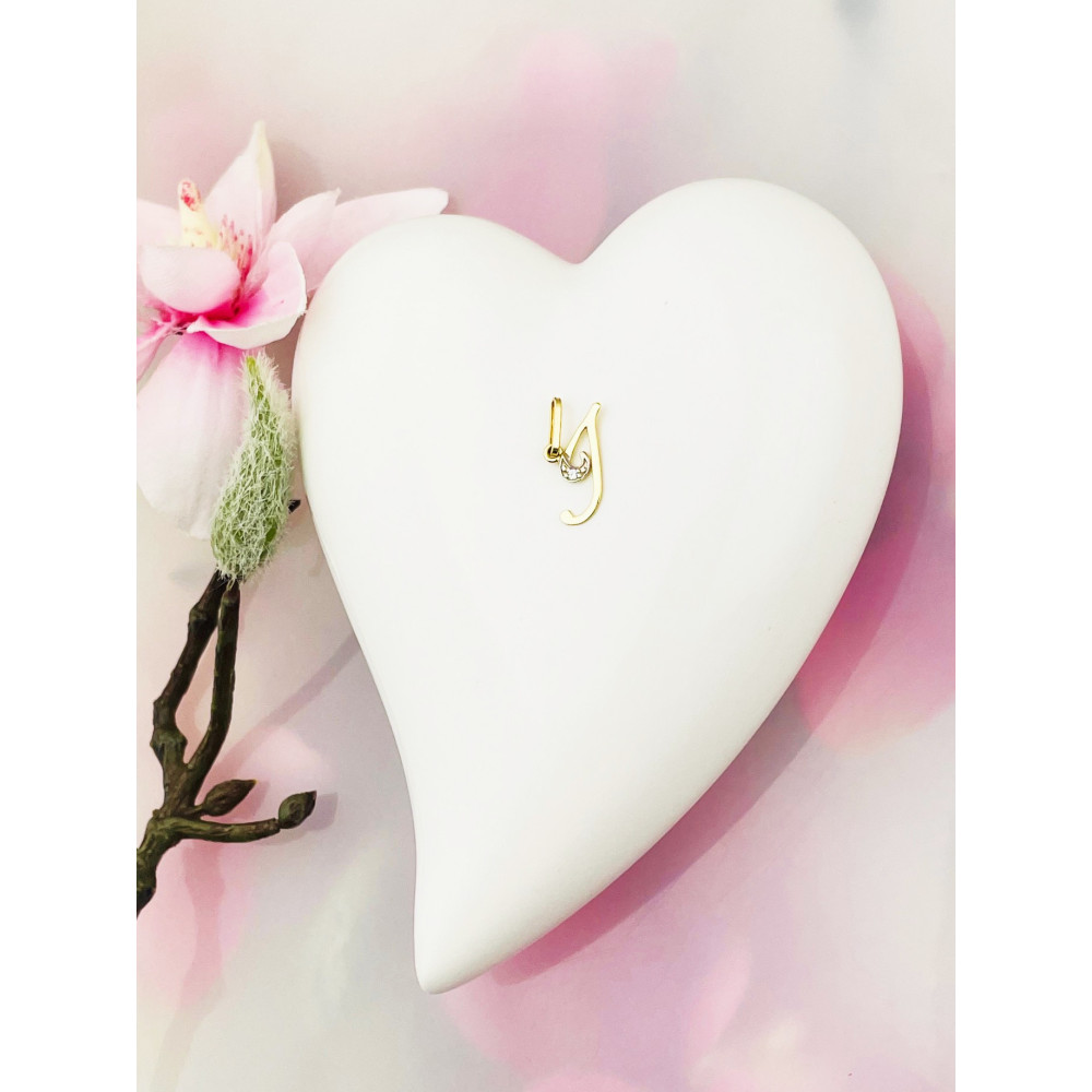 copy of Złoty wisiorek zawieszka rozeta ażurowa