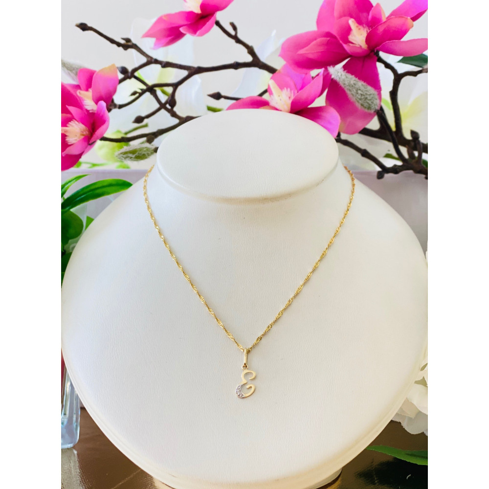 copy of Złoty wisiorek zawieszka rozeta ażurowa