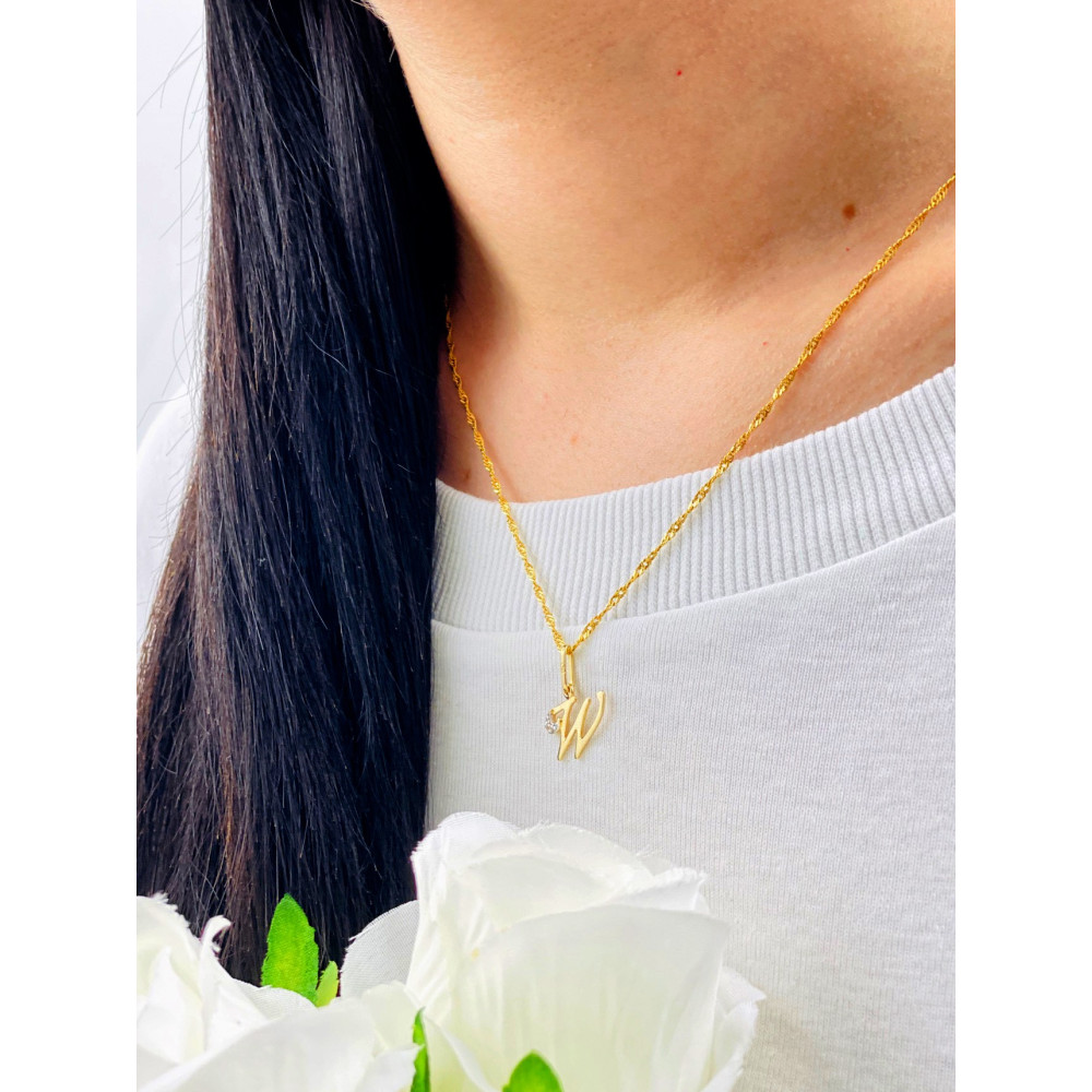 copy of Złoty wisiorek zawieszka rozeta ażurowa