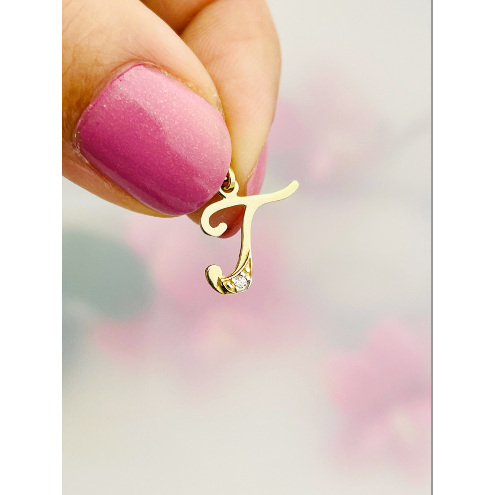 copy of Złoty wisiorek zawieszka rozeta ażurowa