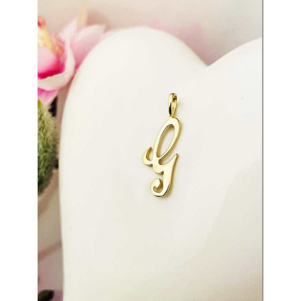 Anhänger Buchstabe G Kettenanhänger Gold Goldanhänger