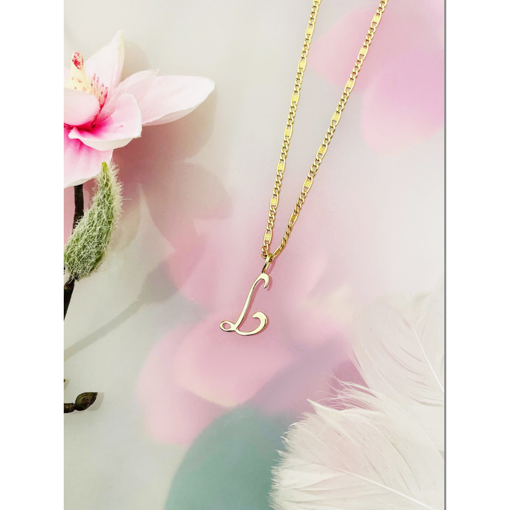 copy of Złoty wisiorek zawieszka rozeta ażurowa