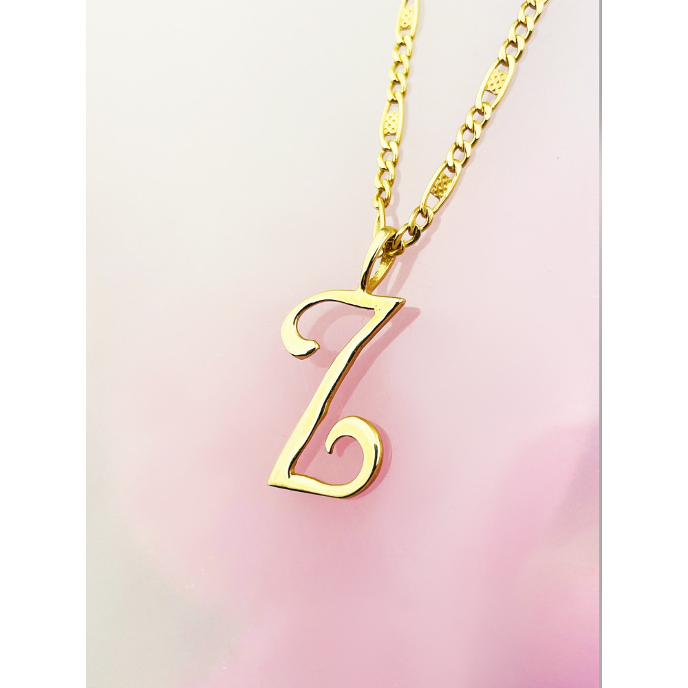 copy of Złoty wisiorek zawieszka rozeta ażurowa