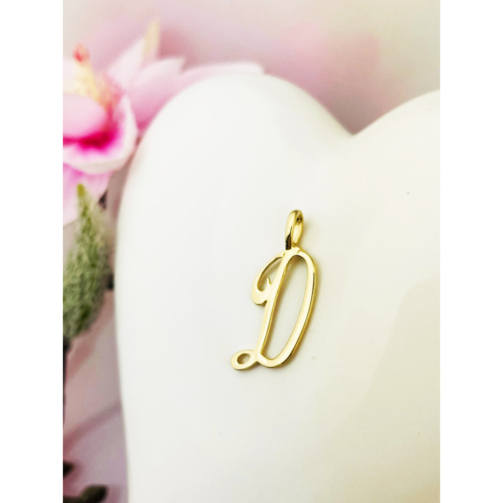 copy of Złoty wisiorek zawieszka rozeta ażurowa