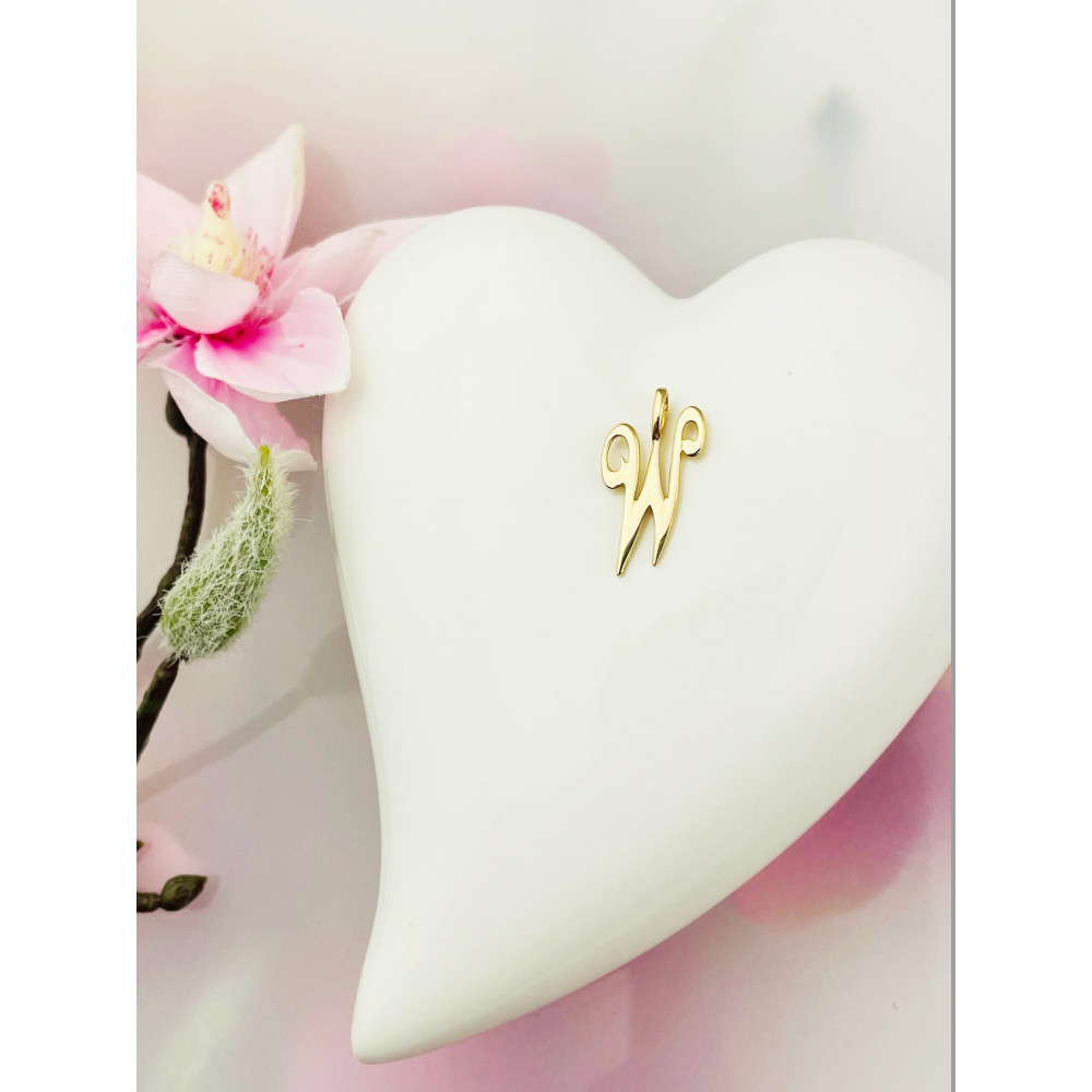 copy of Złoty wisiorek zawieszka rozeta ażurowa