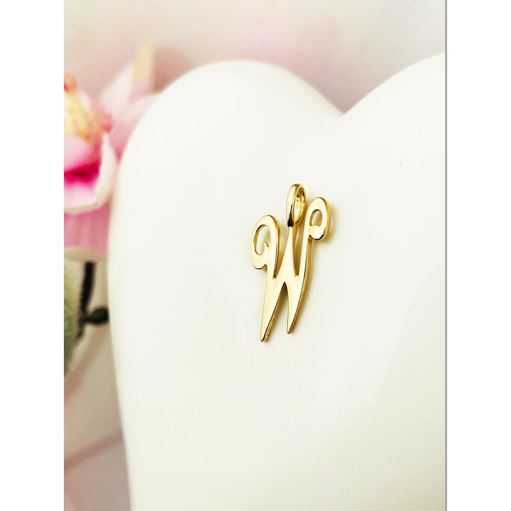 copy of Złoty wisiorek zawieszka rozeta ażurowa