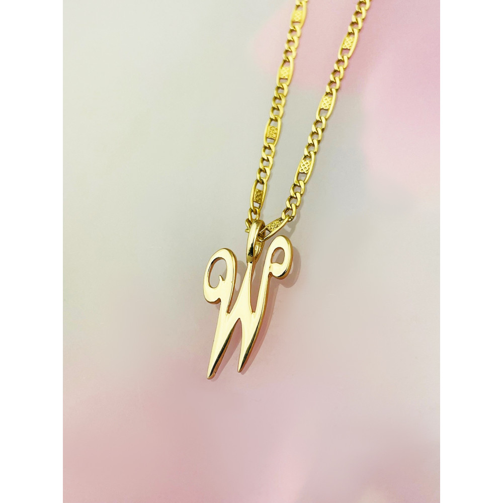 copy of Złoty wisiorek zawieszka rozeta ażurowa