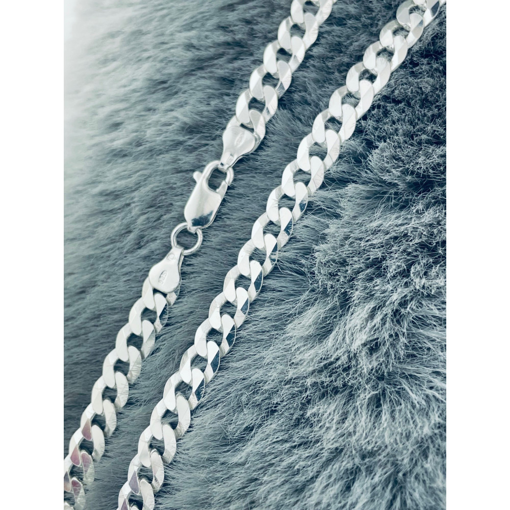 925 Silber Halskette Panzerkette