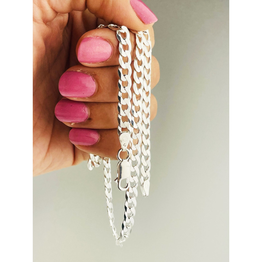 925 Silber Halskette Panzerkette