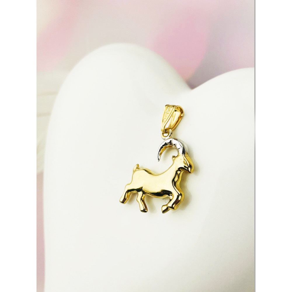 copy of Złoty wisiorek zawieszka rozeta ażurowa