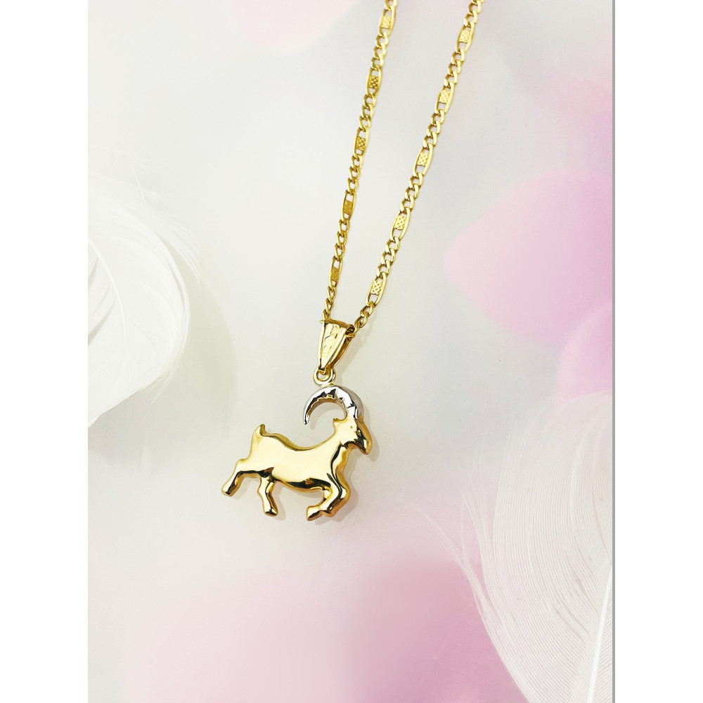 copy of Złoty wisiorek zawieszka rozeta ażurowa