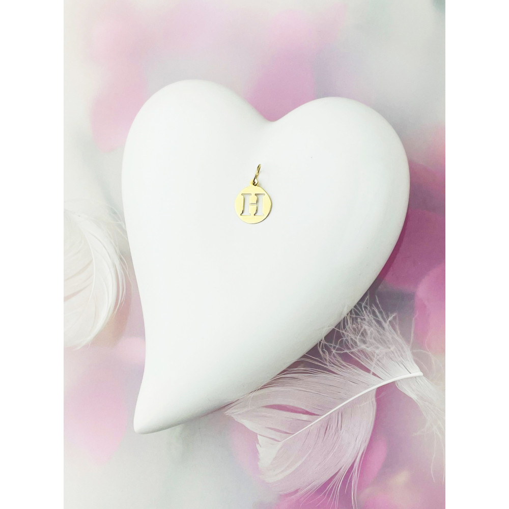 copy of Złoty wisiorek zawieszka rozeta ażurowa