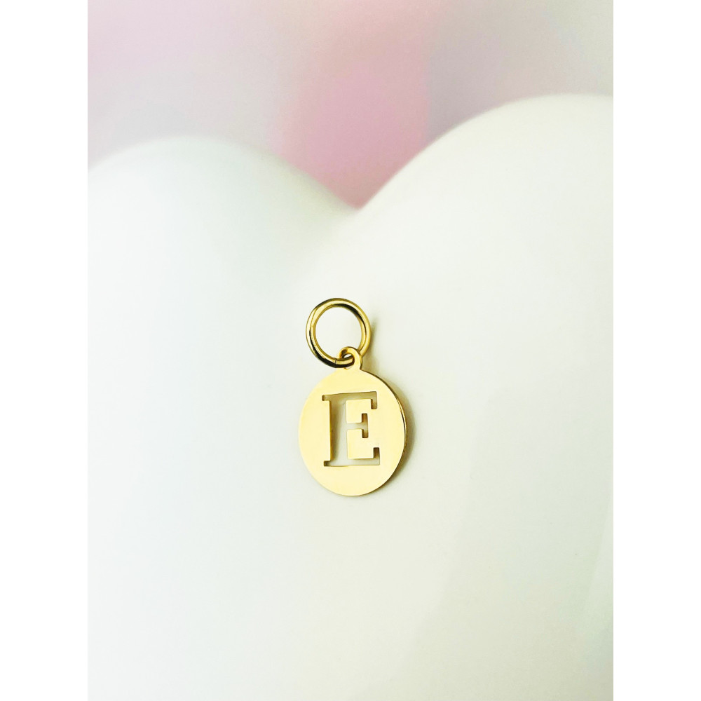 copy of Złoty wisiorek zawieszka rozeta ażurowa