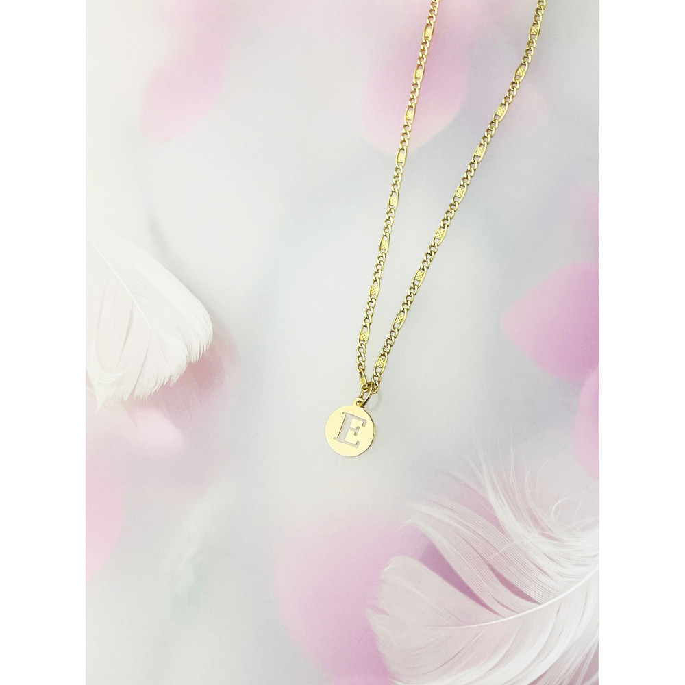 Anhänger Buchstabe E Kettenanhänger Gold Goldanhänger