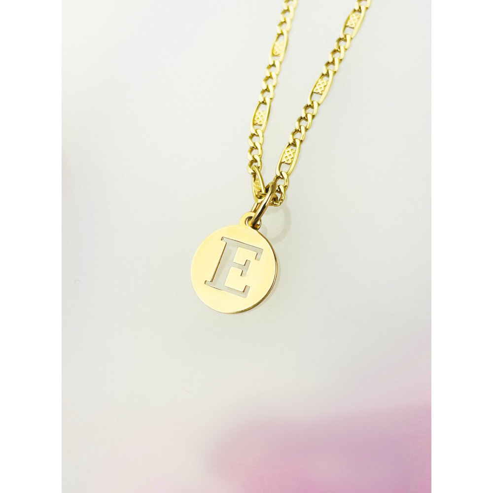 Anhänger Buchstabe E Kettenanhänger Gold Goldanhänger