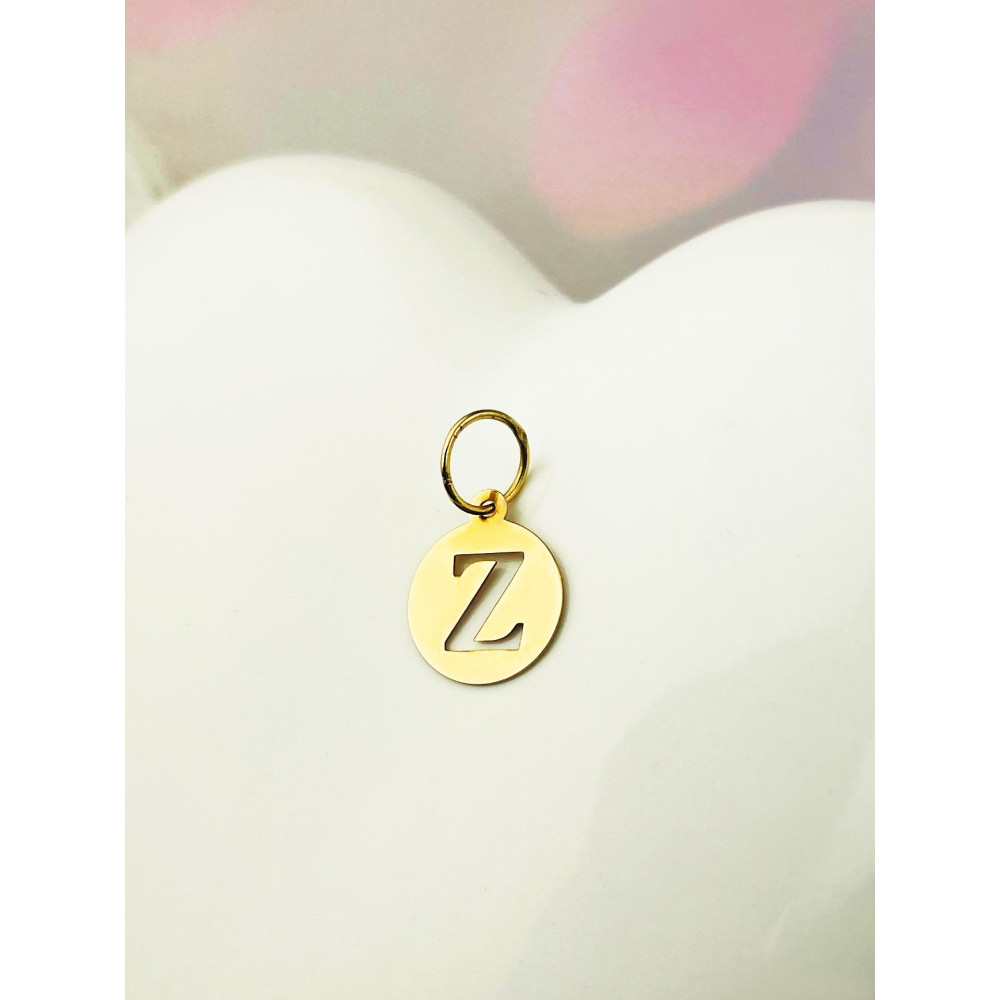 copy of Złoty wisiorek zawieszka rozeta ażurowa