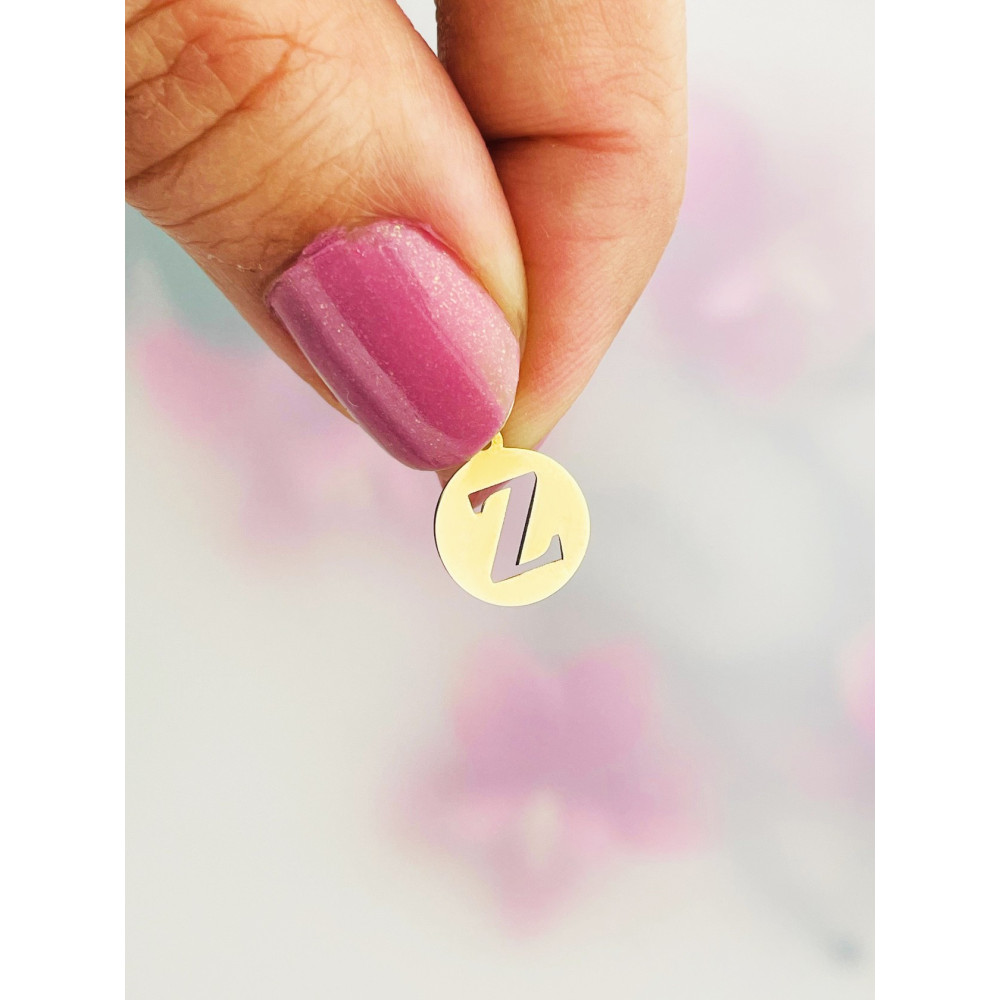 Anhänger Buchstabe Z Kettenanhänger Gold Goldanhänger