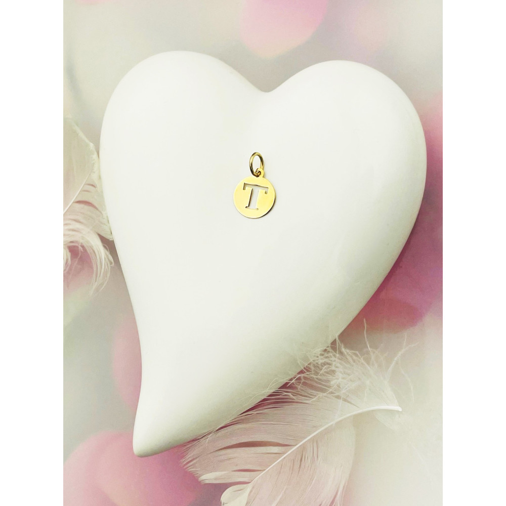 copy of Złoty wisiorek zawieszka rozeta ażurowa