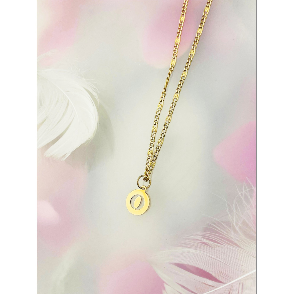 Anhänger Buchstabe O Kettenanhänger Gold Goldanhänger