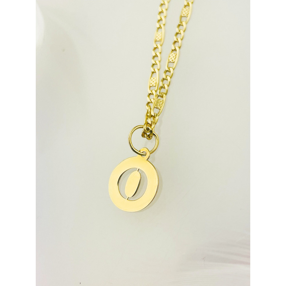 copy of Złoty wisiorek zawieszka rozeta ażurowa