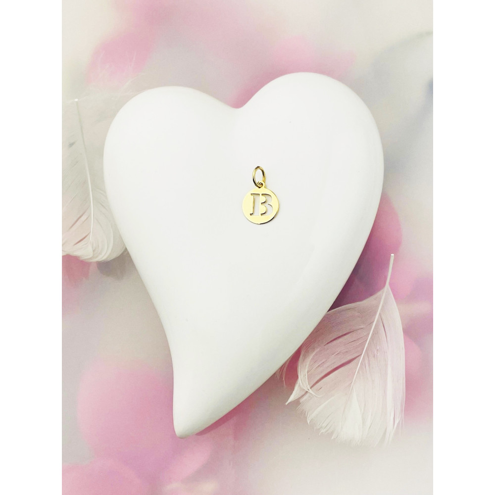 copy of Złoty wisiorek zawieszka rozeta ażurowa