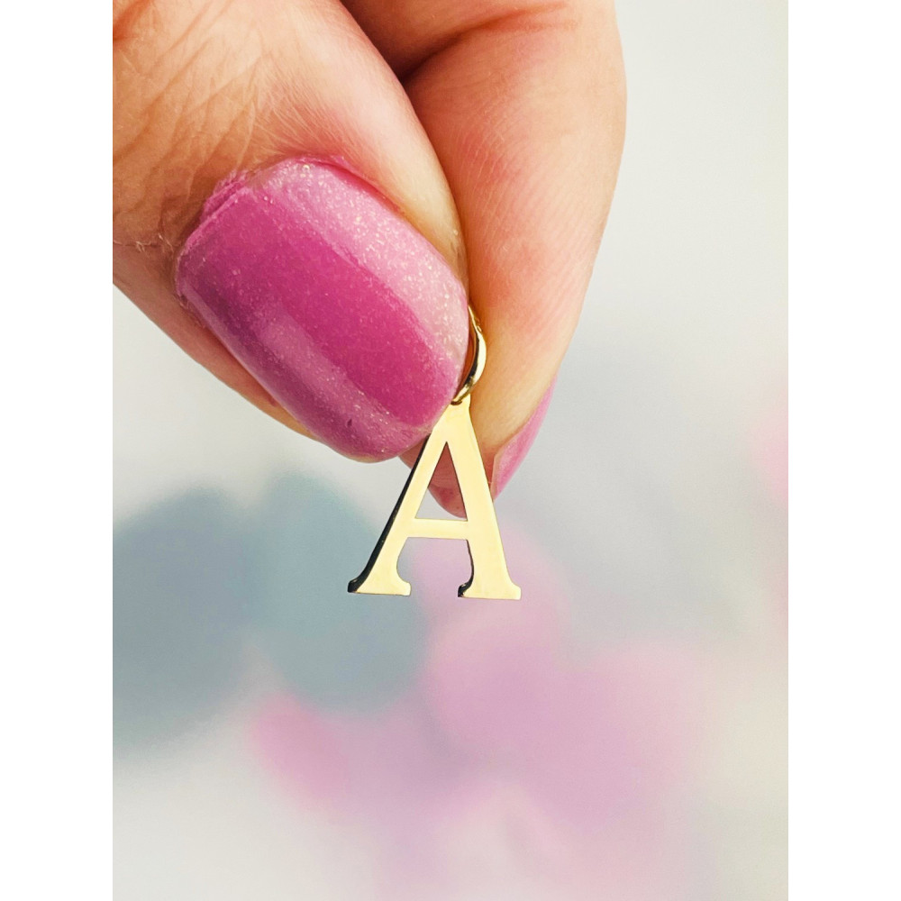 copy of Złoty wisiorek zawieszka rozeta ażurowa