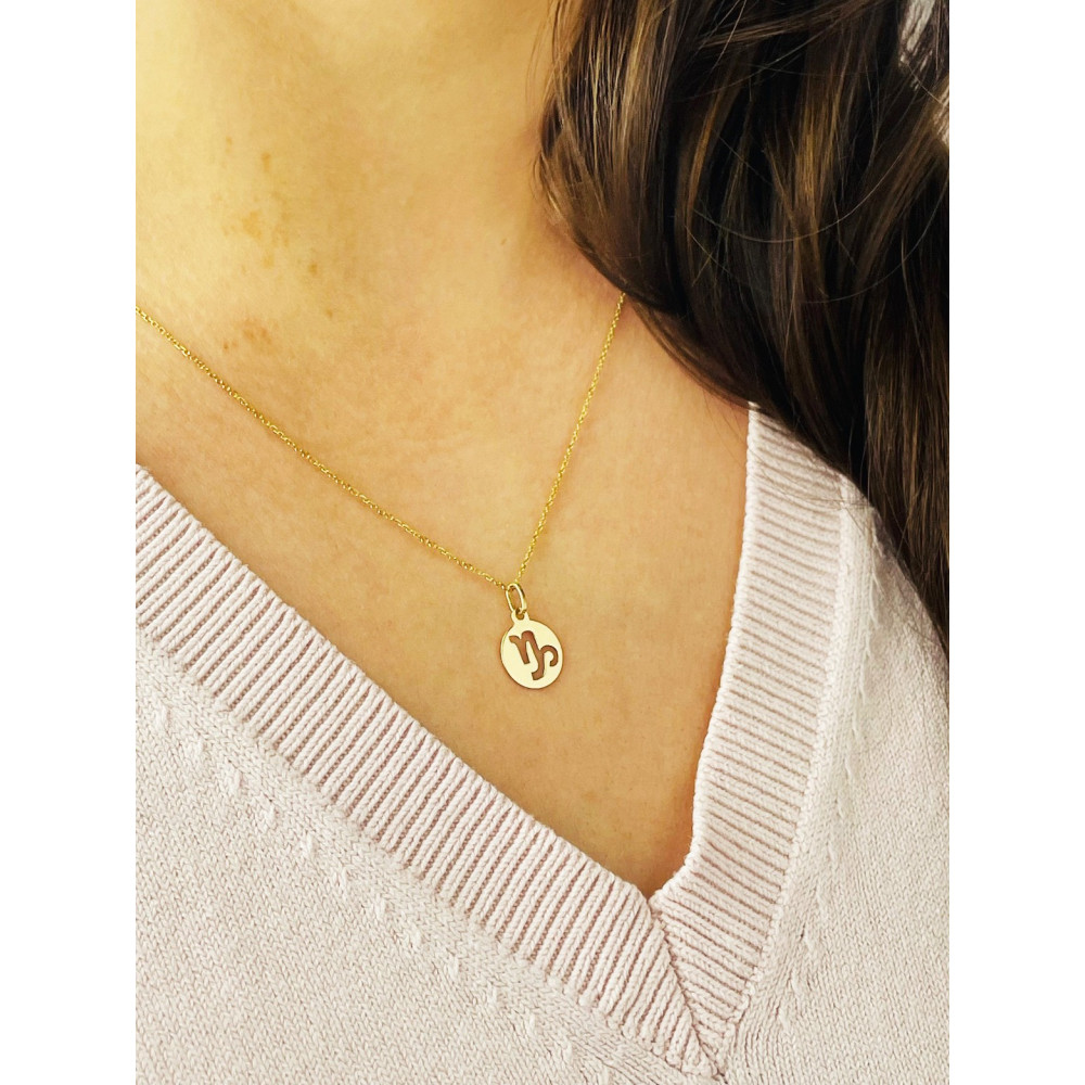 Goldanhänger Gelbgold  Sternzeichen Tierkreiszeichen  Jungfrau Horoskop Kettenanhänger