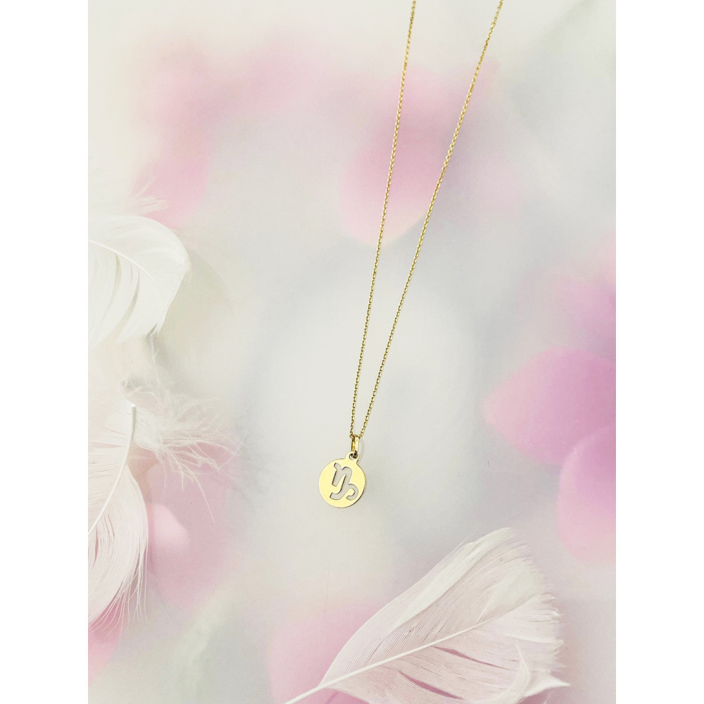 copy of Złoty wisiorek zawieszka rozeta ażurowa