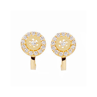 Gold Ohrringe Mit Zirkonia Ohrhänger Ohrstecker Ohrschmuck Gelbgold