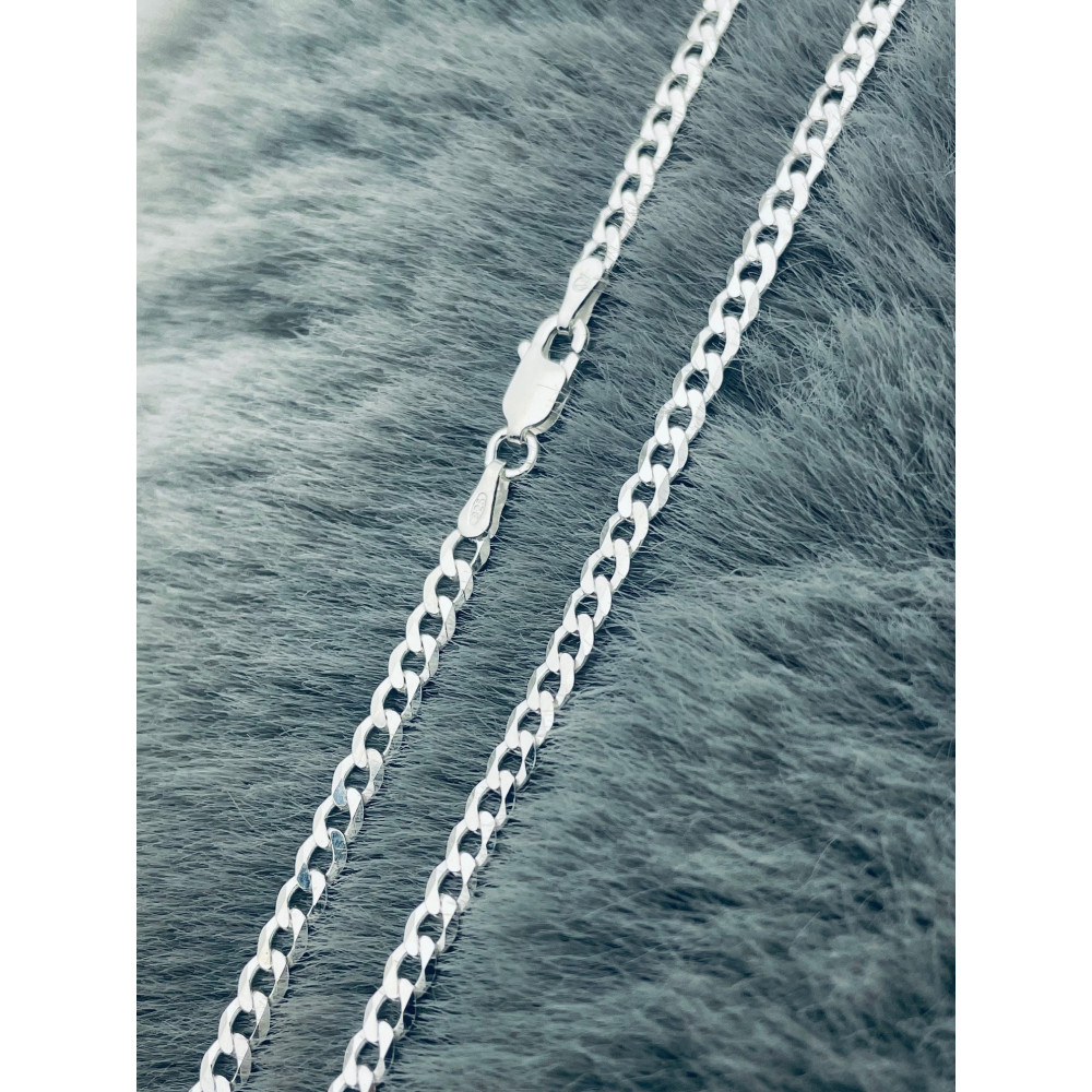 Srebrny łańcuszek pancerka