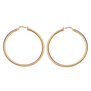 Creolen Ohrringe Ohrhänger Ohrstecker Ohrschmuck Gelbgold Paar 585er 14kt