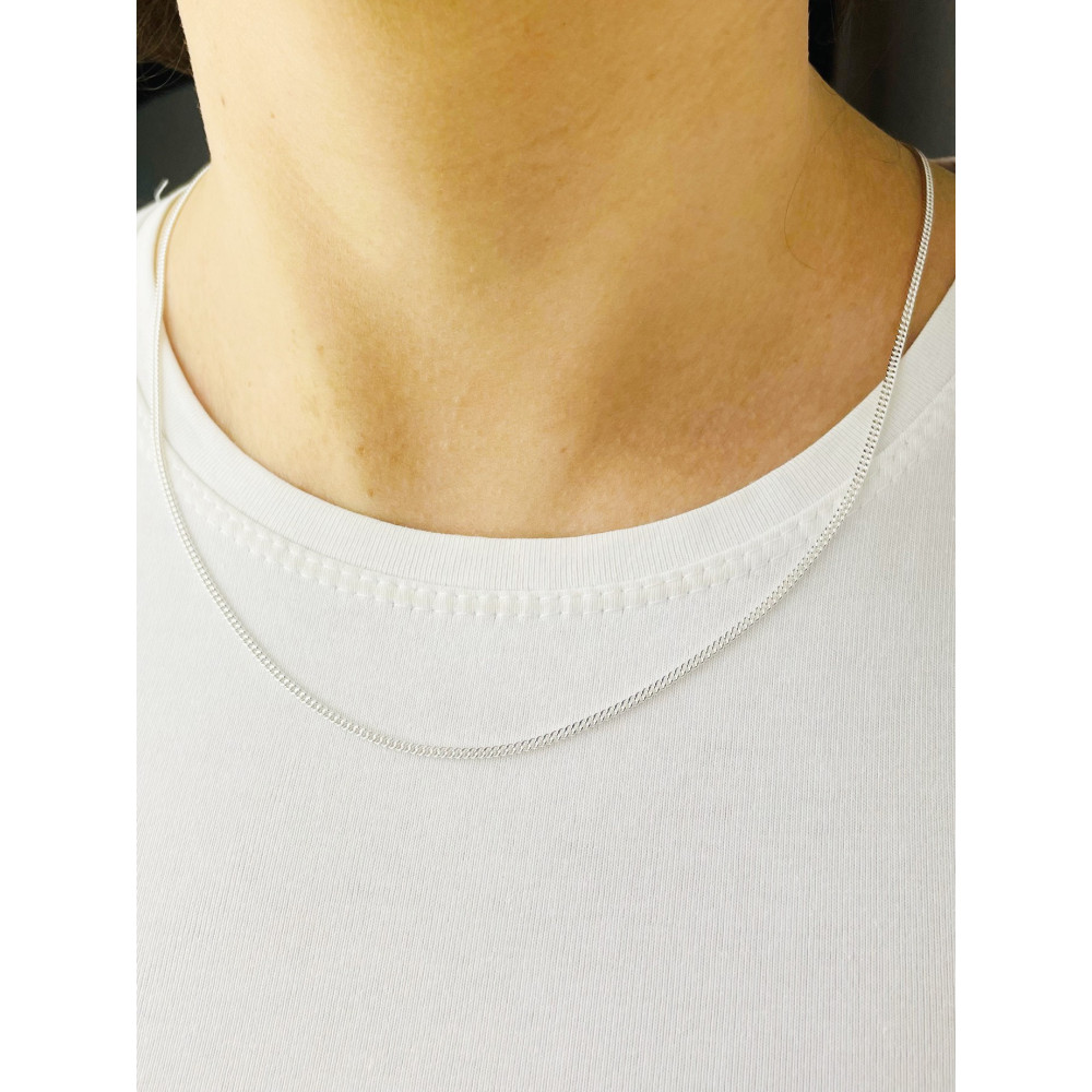 Srebrny łańcuszek pancerka