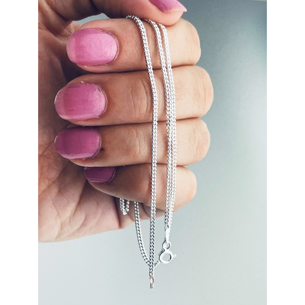 925 Silber Halskette Panzerkette