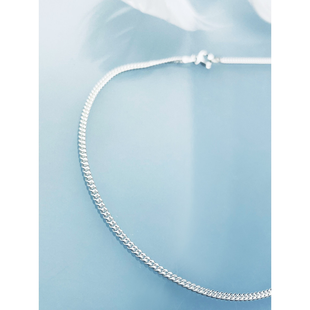 Srebrny łańcuszek pancerka